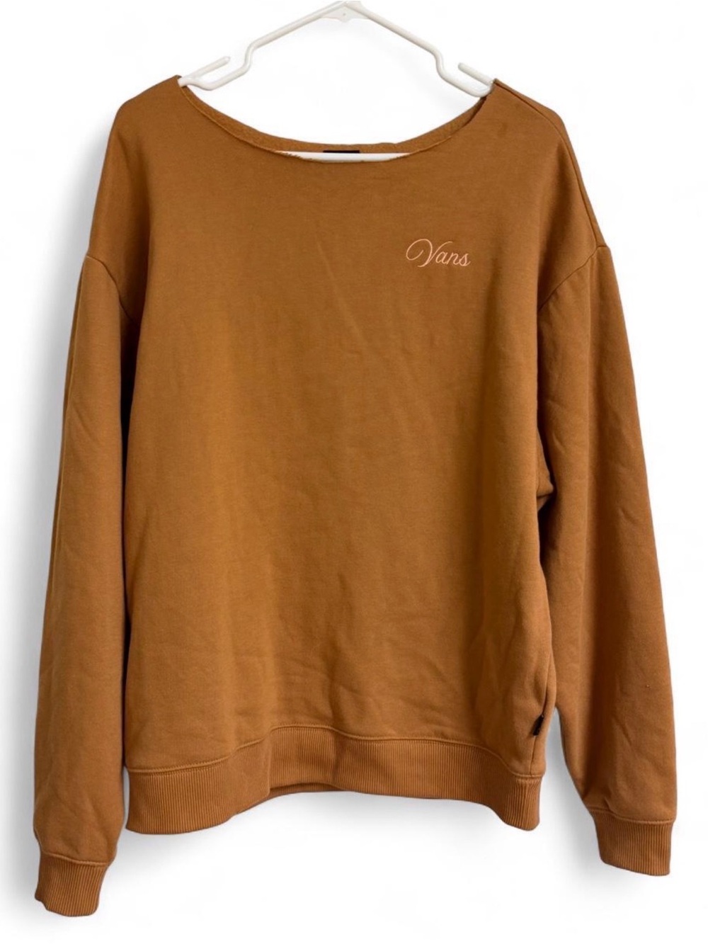 Vans Women's Scoopneck Sweatshirt — Caramel